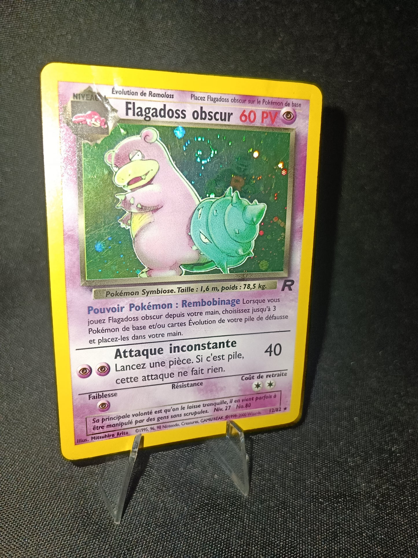Flagadoss holo obscur  - Team Rocket - 12/82