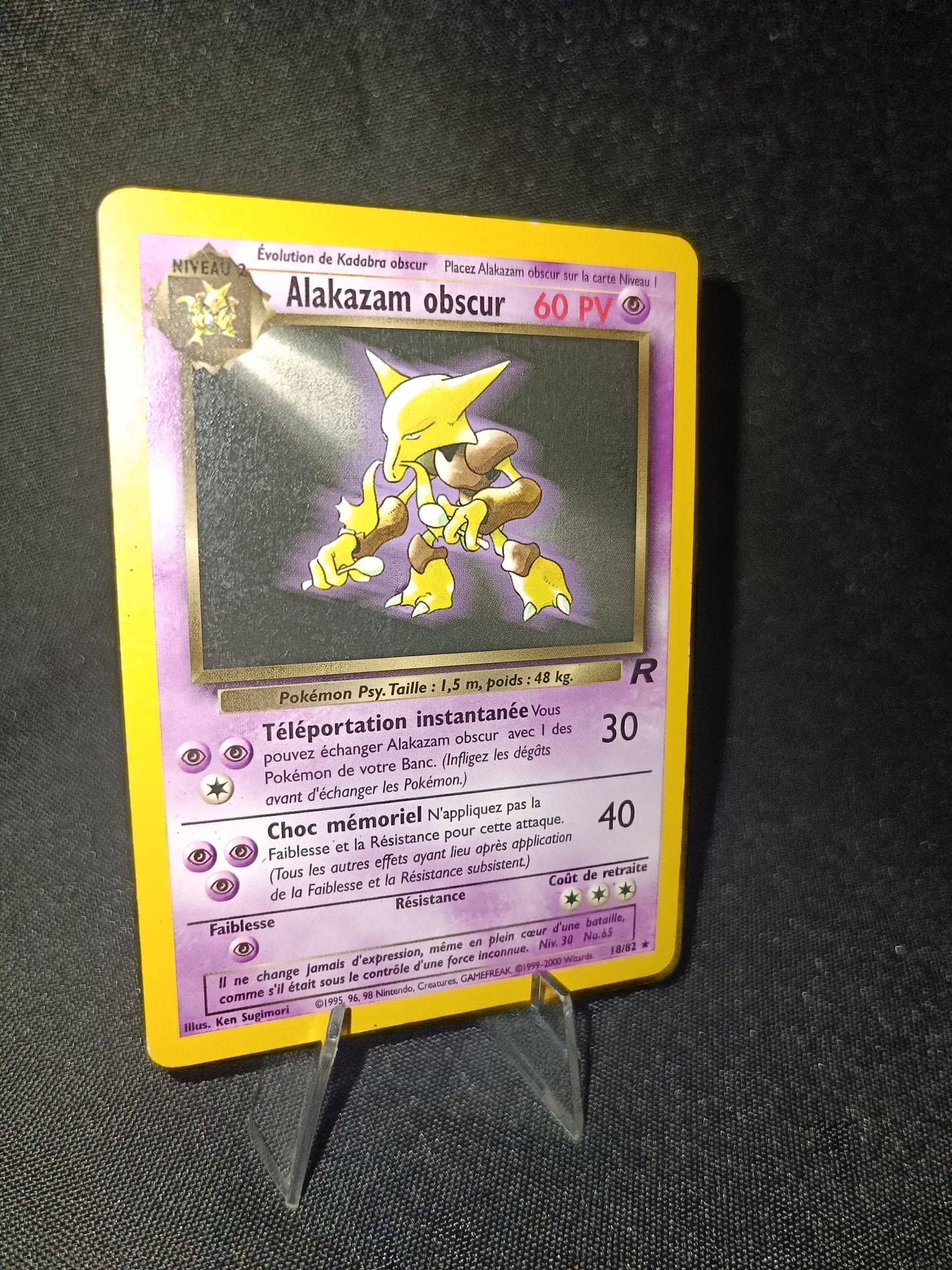 Alakazam obscur  - Team Rocket - 18/82