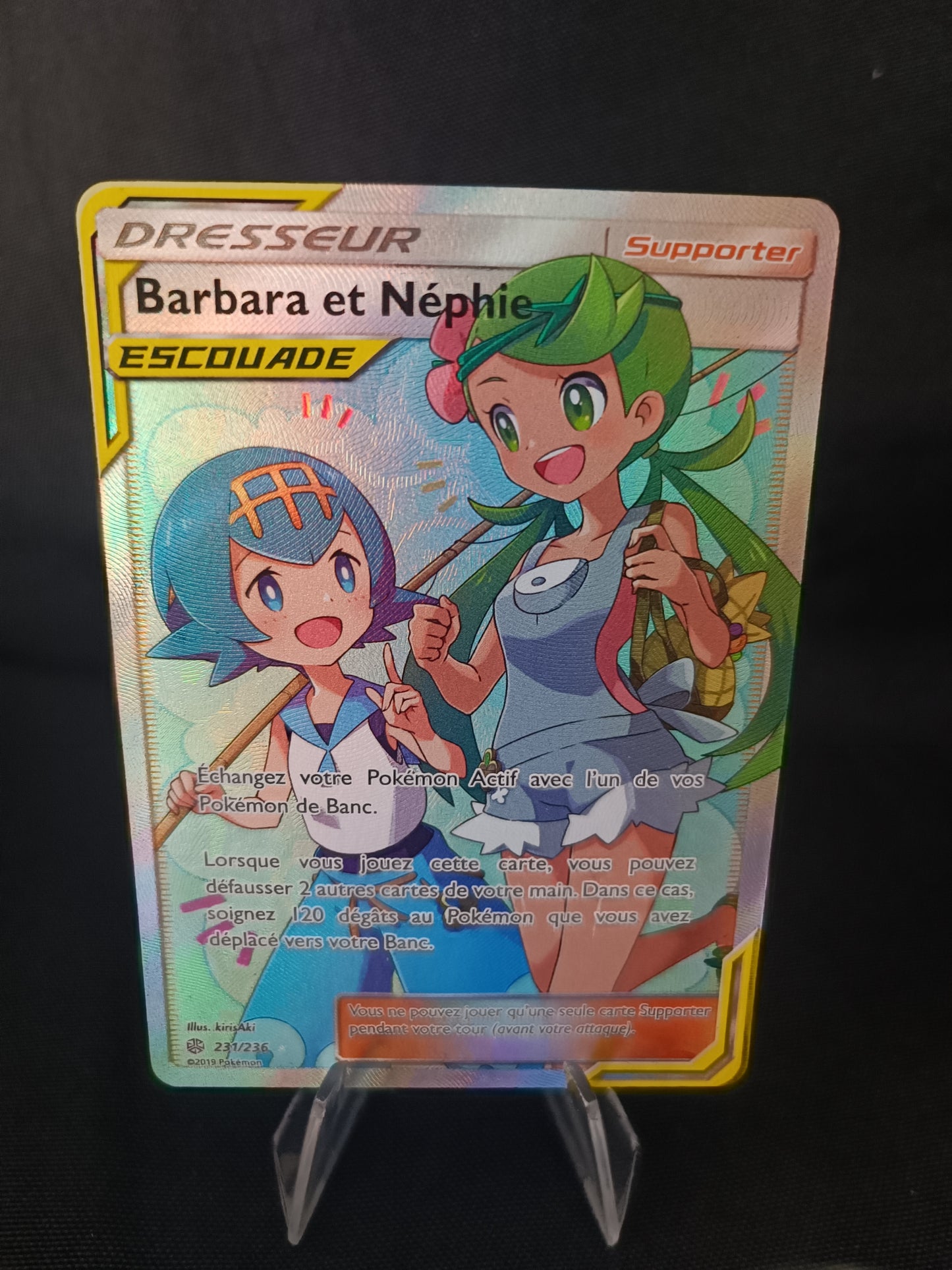 Barbara et Néphie Escouade Full art - Eclipse Cosmique -231/236