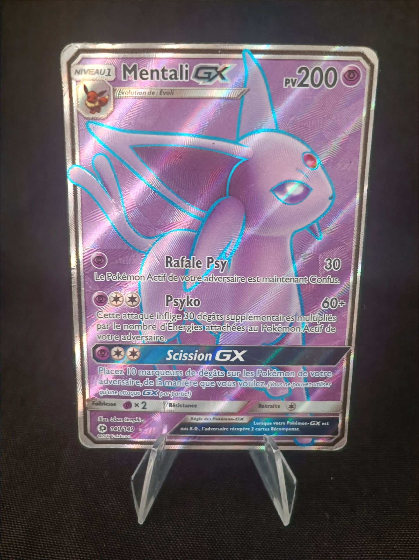 Mentali Gx Full art  - Soleil et Lune- 140/149