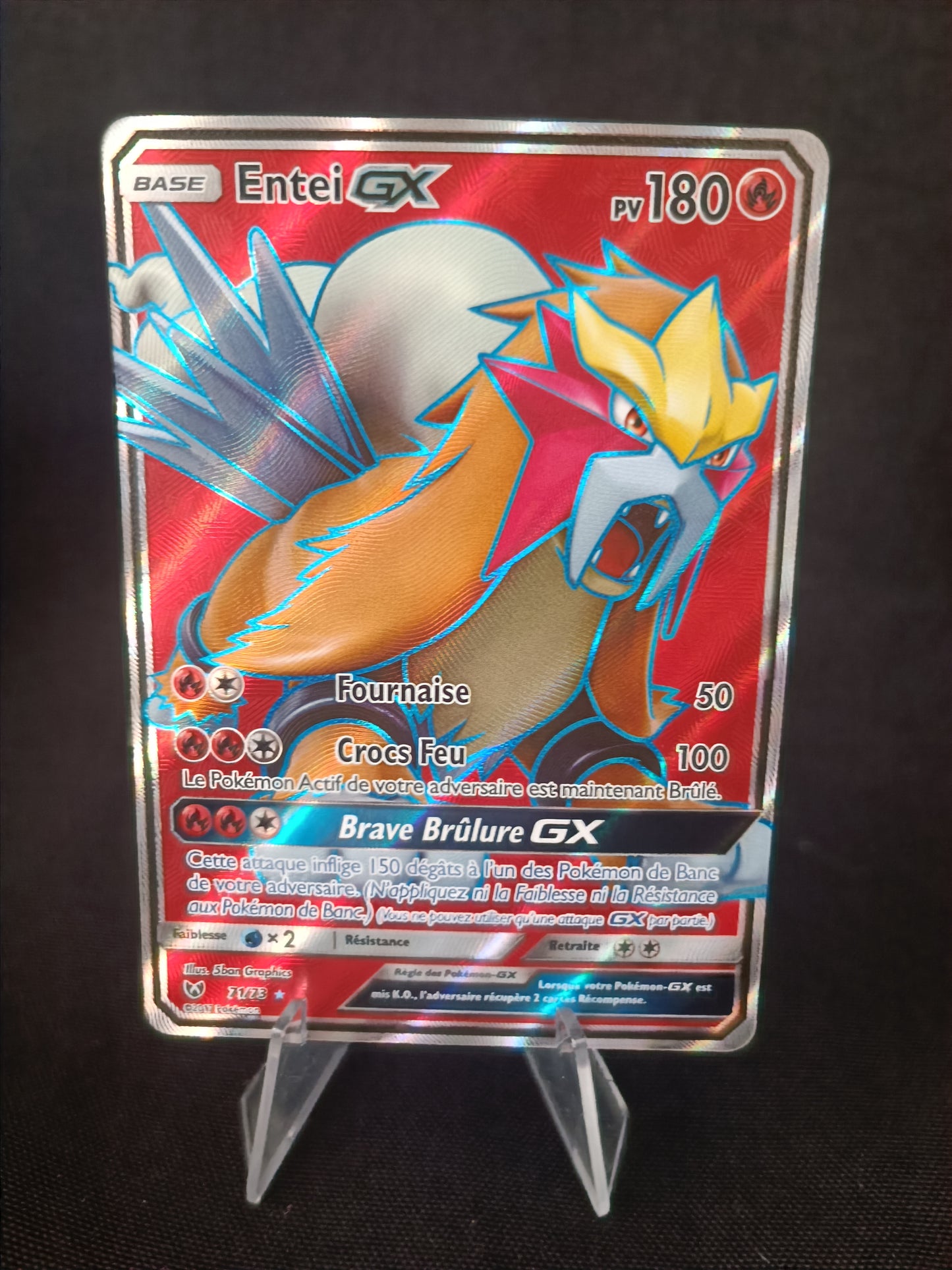 Entei Gx Full art - Légendes Brillantes - 71/73