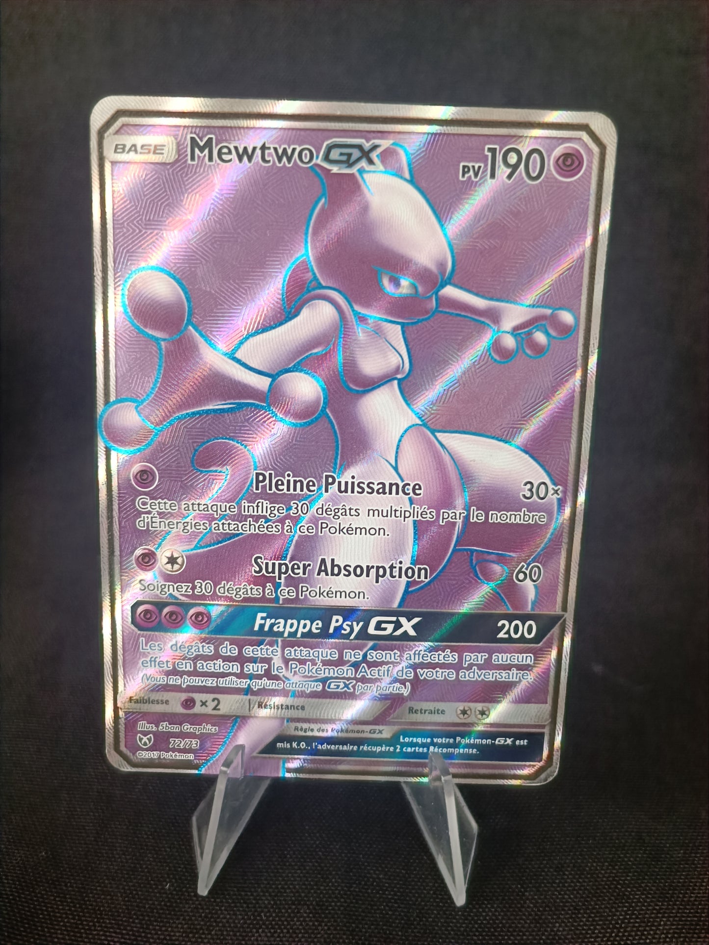 Mewtwo Gx Full art - Légendes Brillantes - 72/73