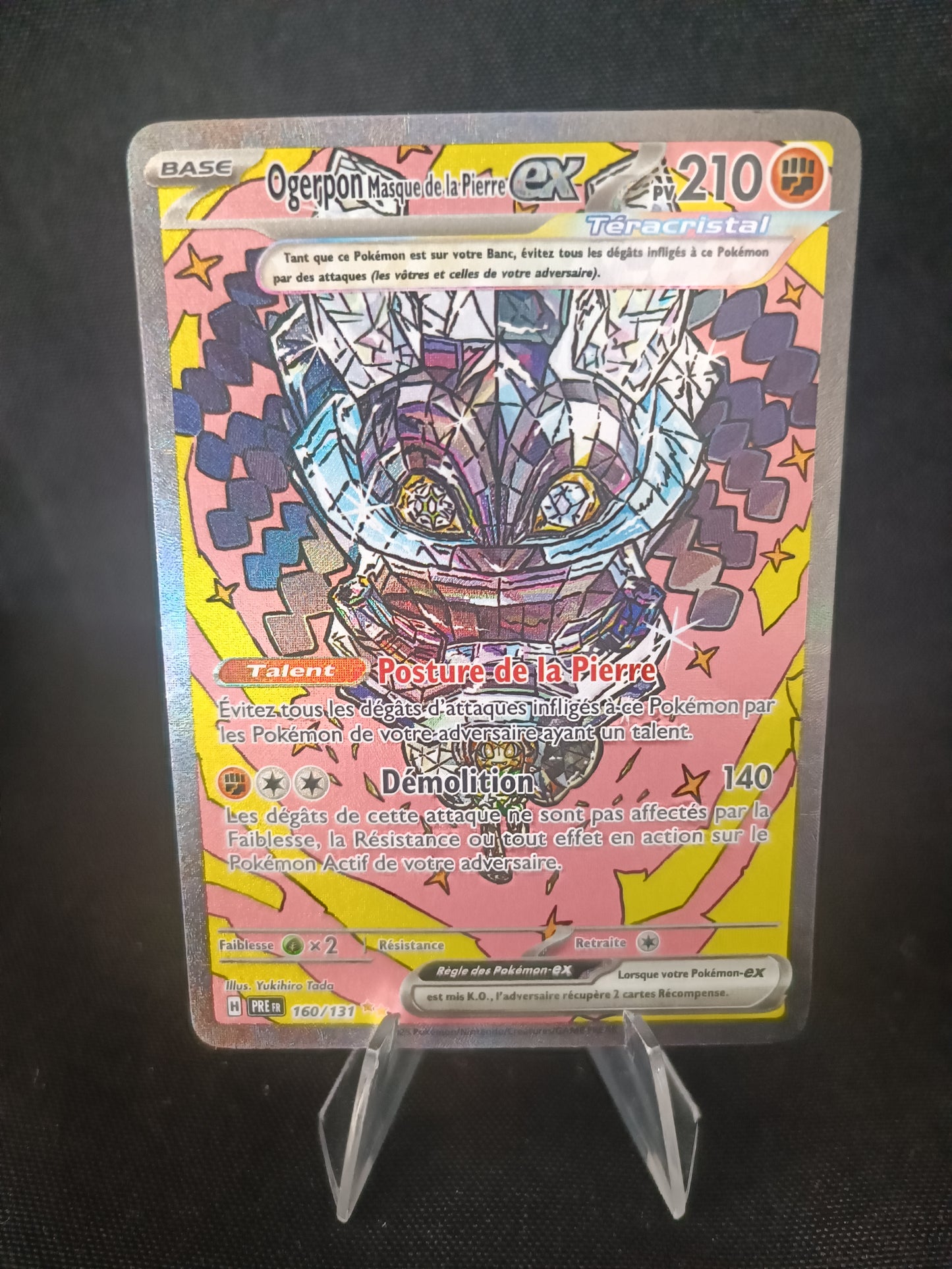 Ogerpon Masque de Pierre Ex Alternative -Evolutions Prismatiques - 160/131