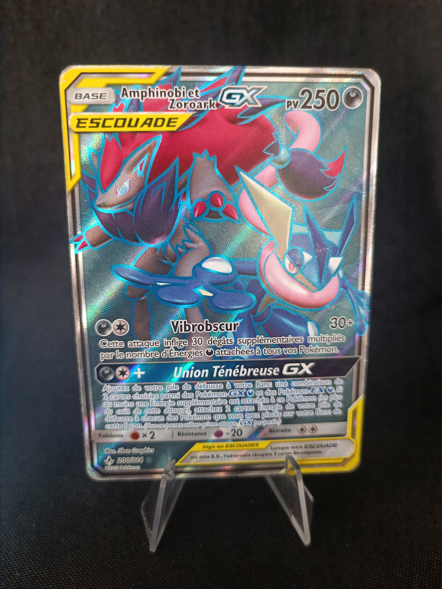 Amphinobi Et Zoroark Gx Escouade - Alliance Infaillible - 200/214
