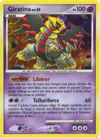 Giratina holo - Platine - 9/127