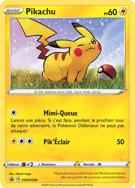 Pikachu holo - Promo - SWSH039