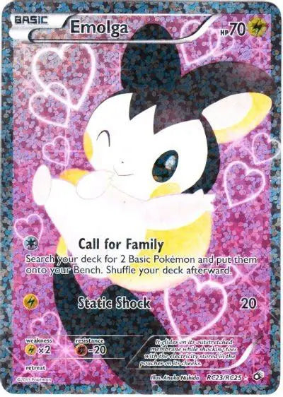 Emolga Full art - Legendary Tresures - RC23/RC25