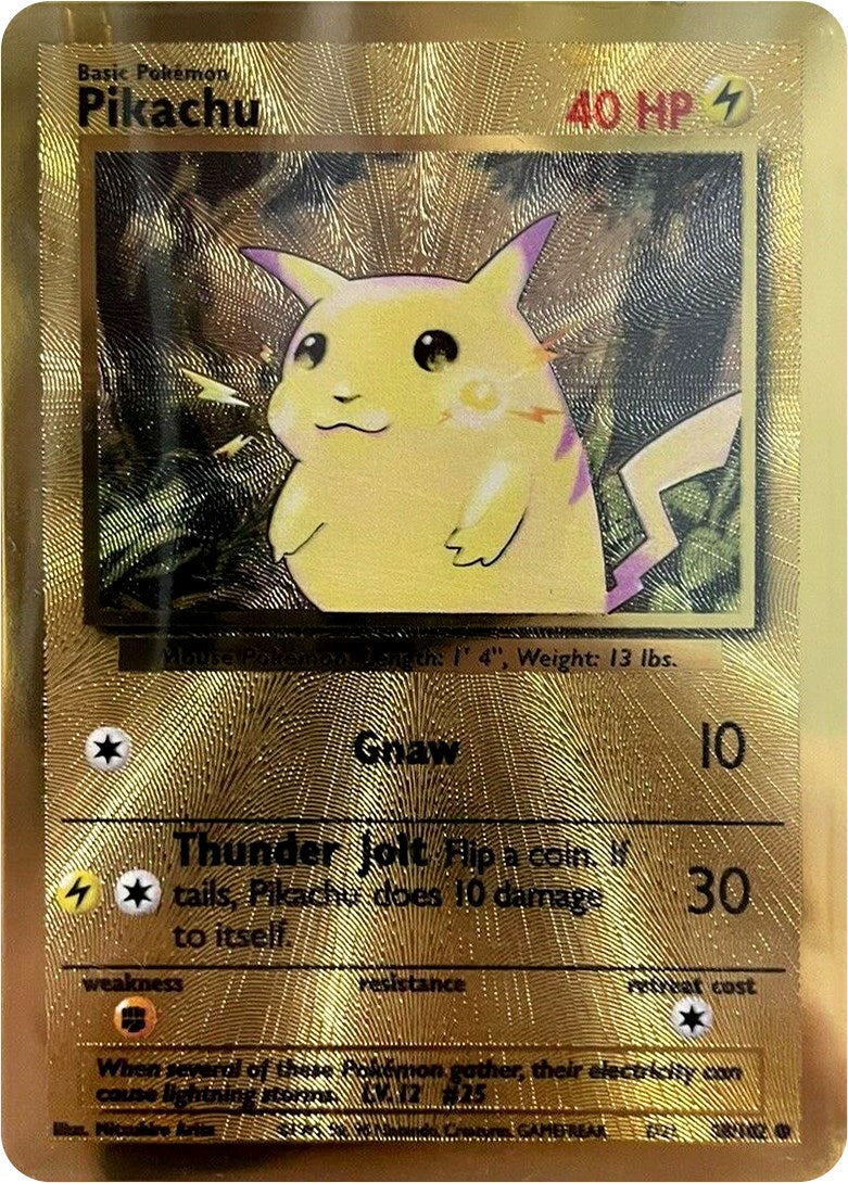 Pikachu Métal - Promo Célébration