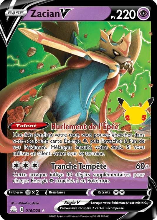 Zacian V - Célébration - 016/025