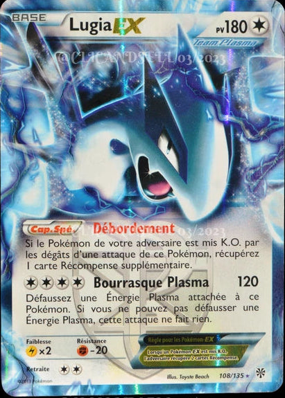 Lugia Ex - Tempete Plasma - 108/135