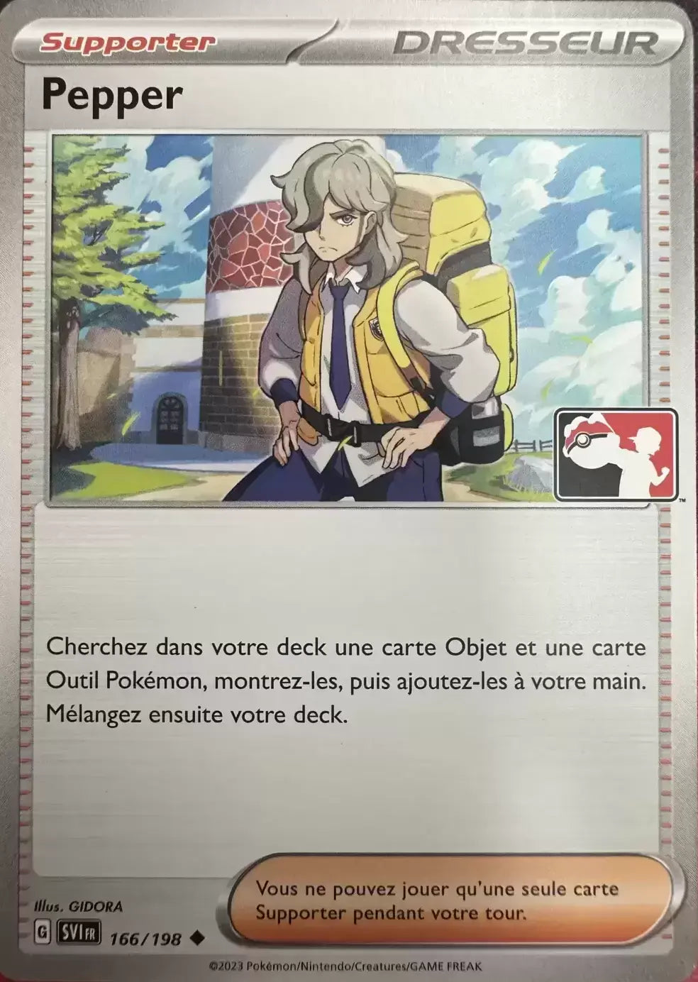 Pepper - Ecarlate Et Violet Play Pokemon- 166/198