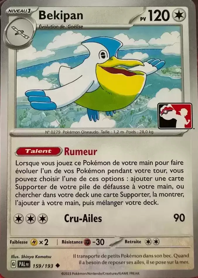 Bekipan - Evolution à Paldéa Play Pokemon- 159/193