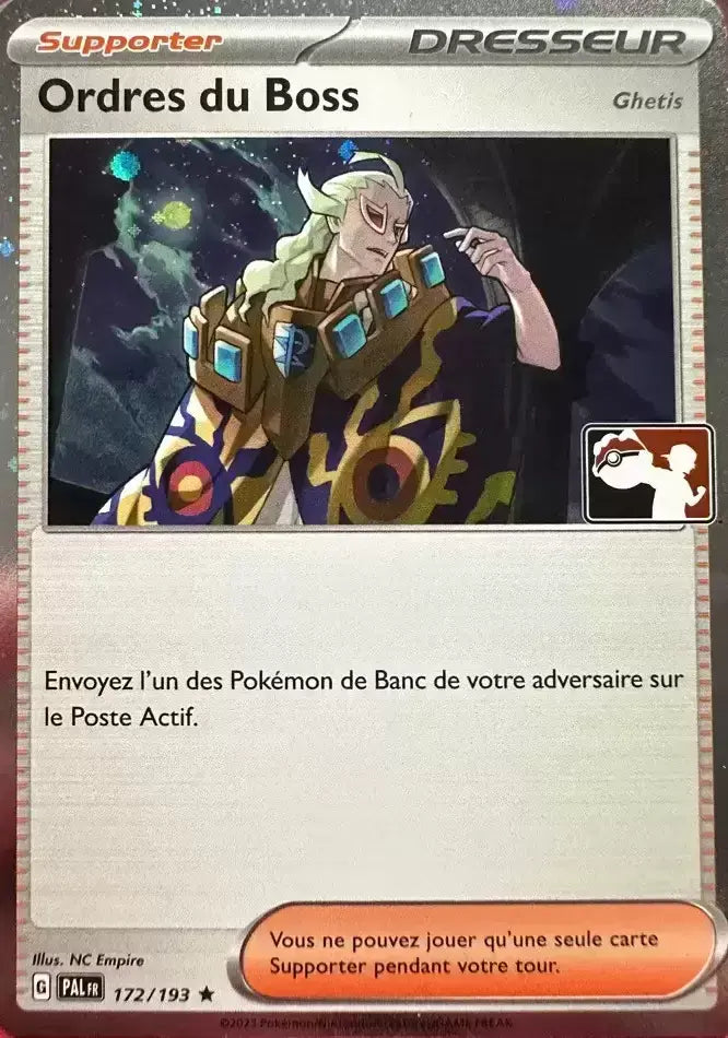 Ordres du boss holo - Evolution à Paldéa Play Pokemon- 172/193