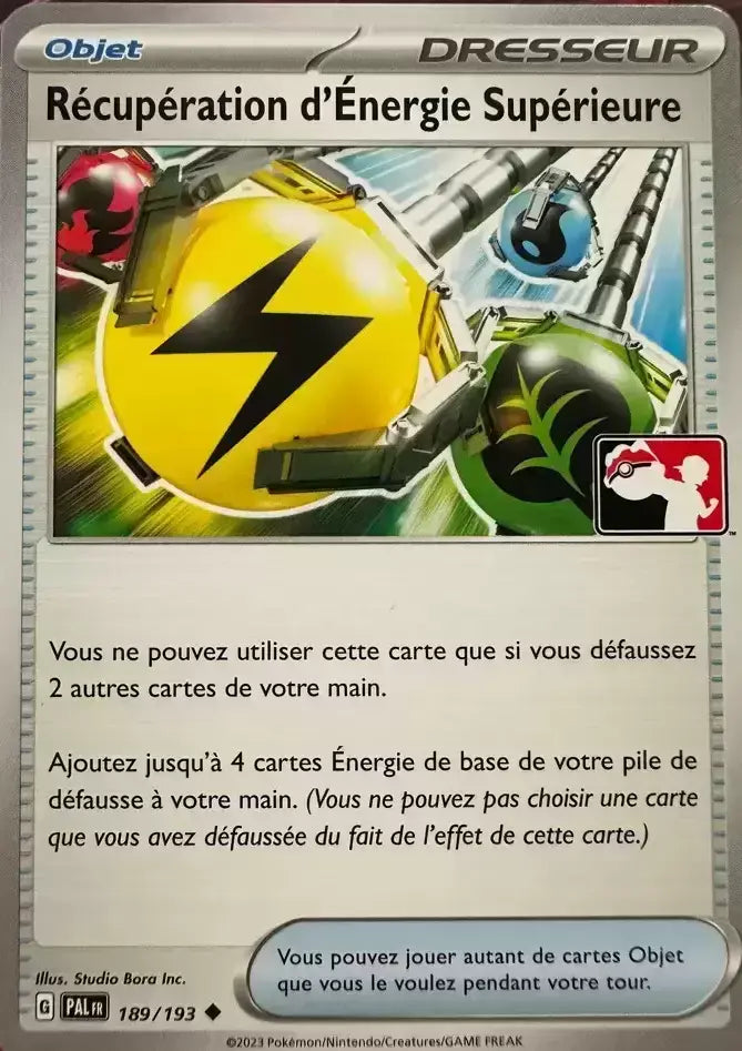 Recupération d'Energie Supérieur - Evolution à Paldéa Play Pokemon- 189/193