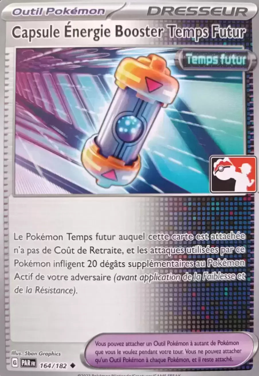 Capsule Energie Booster - Faille Paradoxe Play Pokemon- 164/182