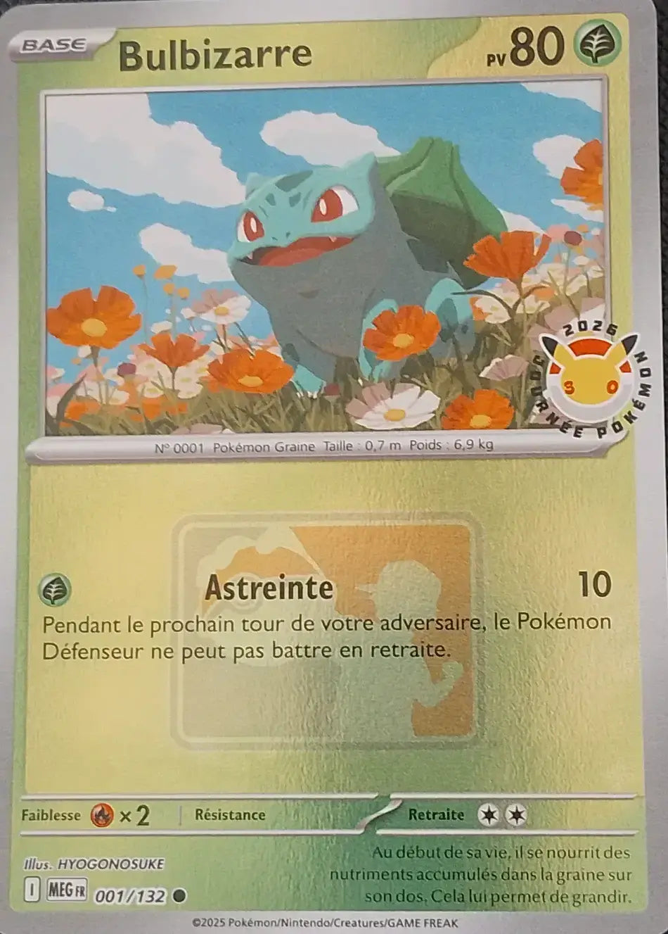 Bulbizarre Reverse - Mega Evolution Play Pokemon- 166/198
