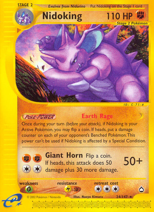 Nidoking - Aquapolis  - 24/149