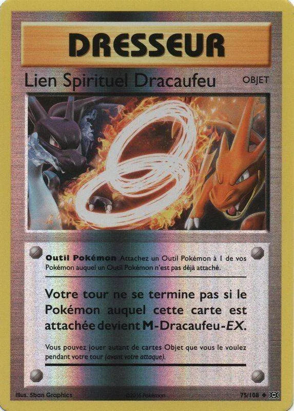 Lien Spirituel Dracaufeu Reverse  - Xy Evolution - 75/108