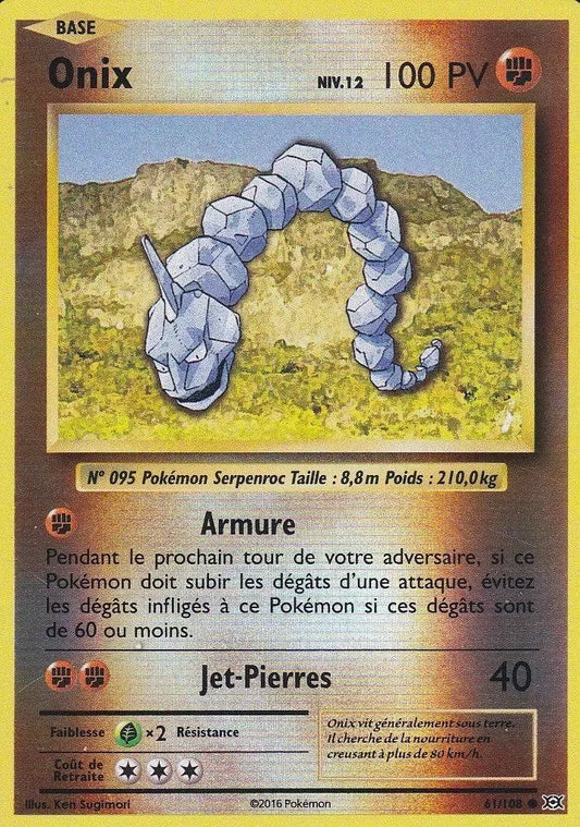 Onix Reverse - Xy Évolution - 61/108