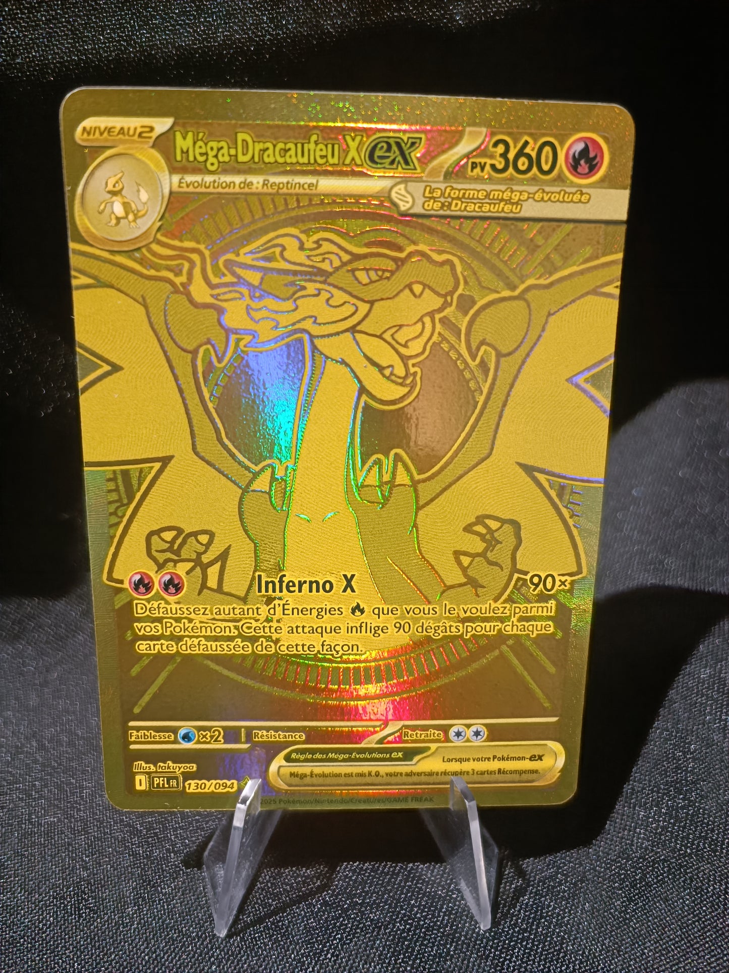 Dracaufeu Gold - Flammes Fantasmagoriques -130/94