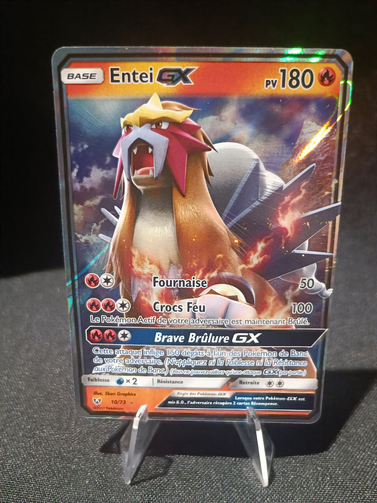 Entei Gx - Légendes Brillantes - 10/73