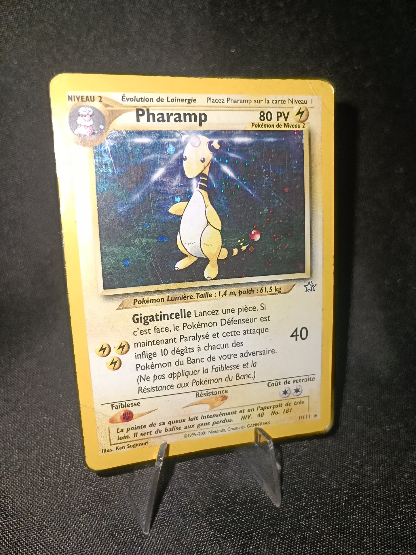 Pharamp holo  - Néo Génésis - 1/111