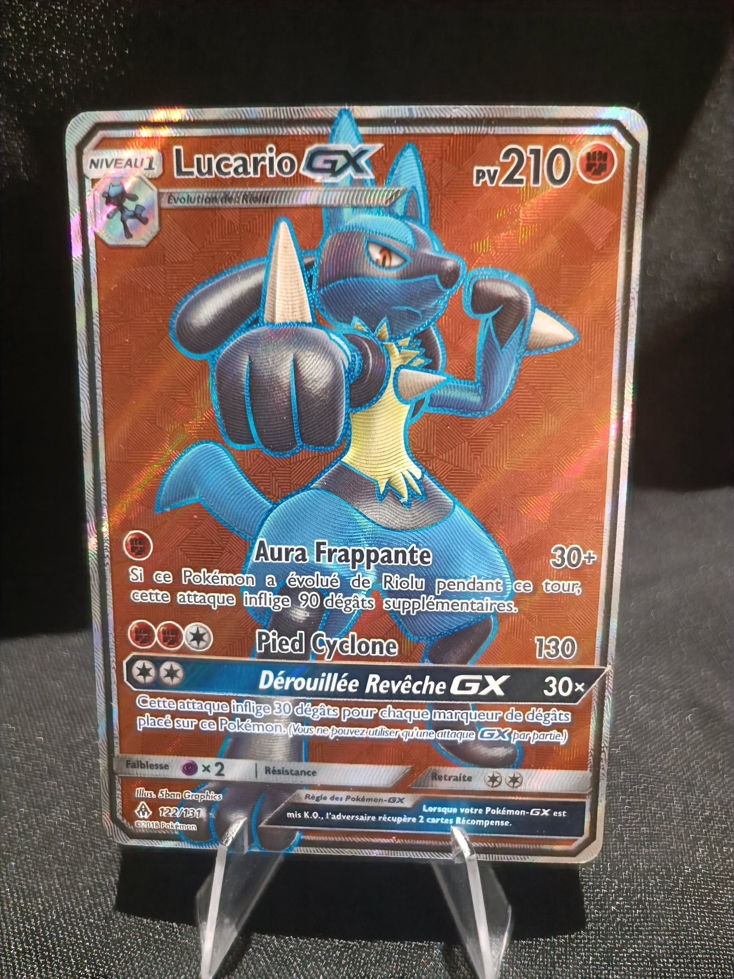 Lucario Gx Full art - Lumière Interdite - 122/121