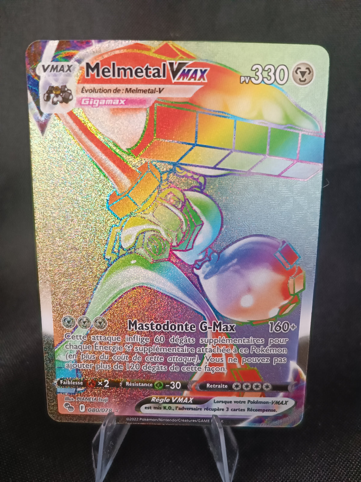 Melmetal Vstar Rainbow - Pokemon Go  - 080/078