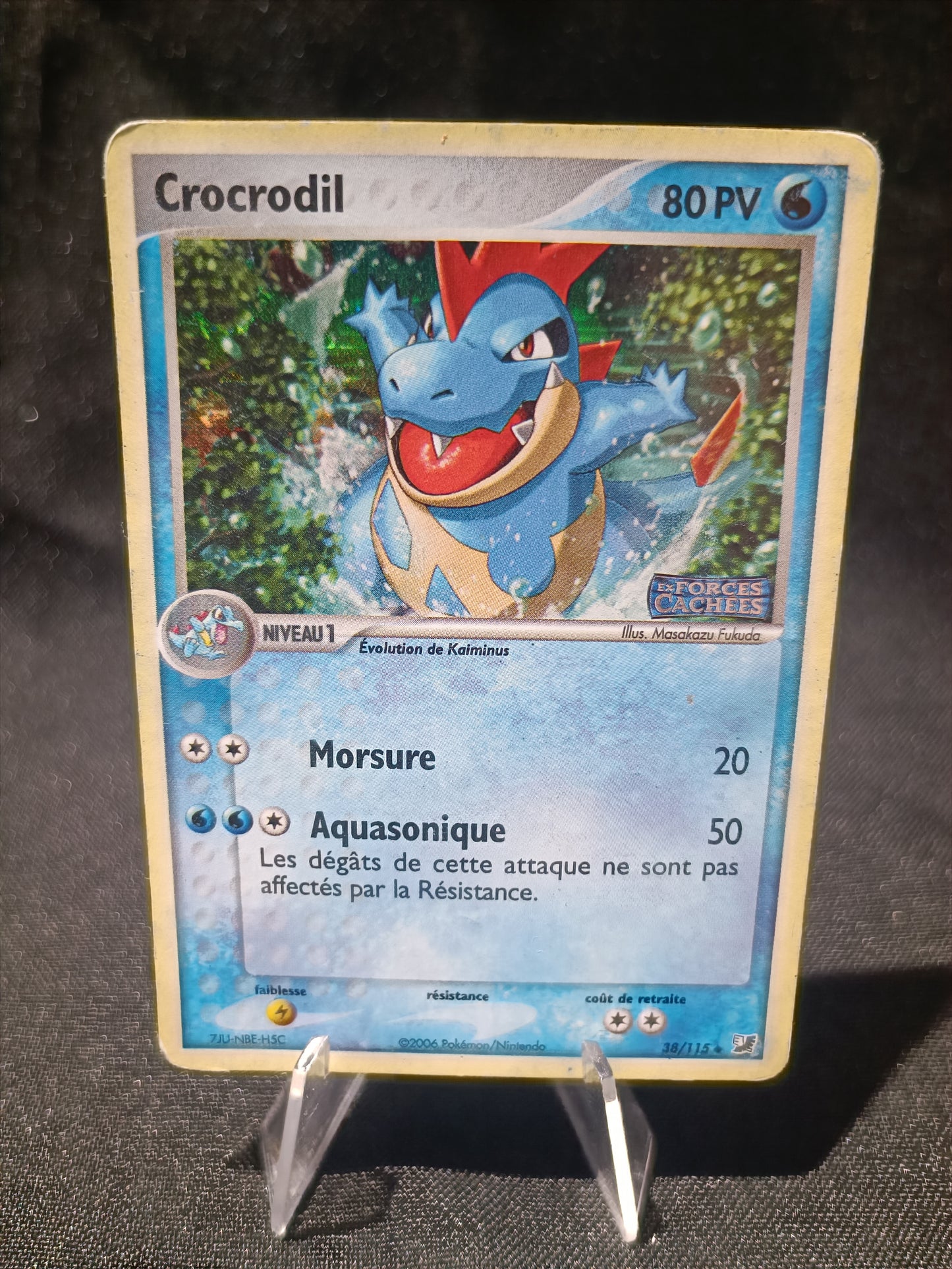 Crocrodil holo - Stamp Ex Force cachées - 38/115