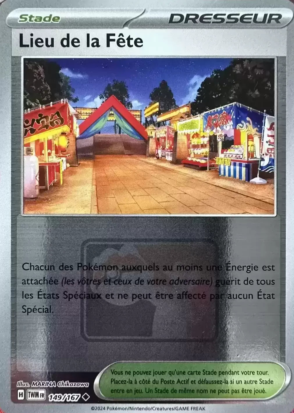 Lieu de la fête Reverse - Mascarade crépusculaire Play Pokemon- 149/167