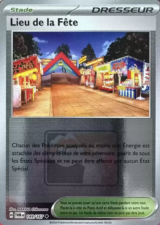 Lieu de la fête Reverse - Mascarade crépusculaire Play Pokemon- 149/167
