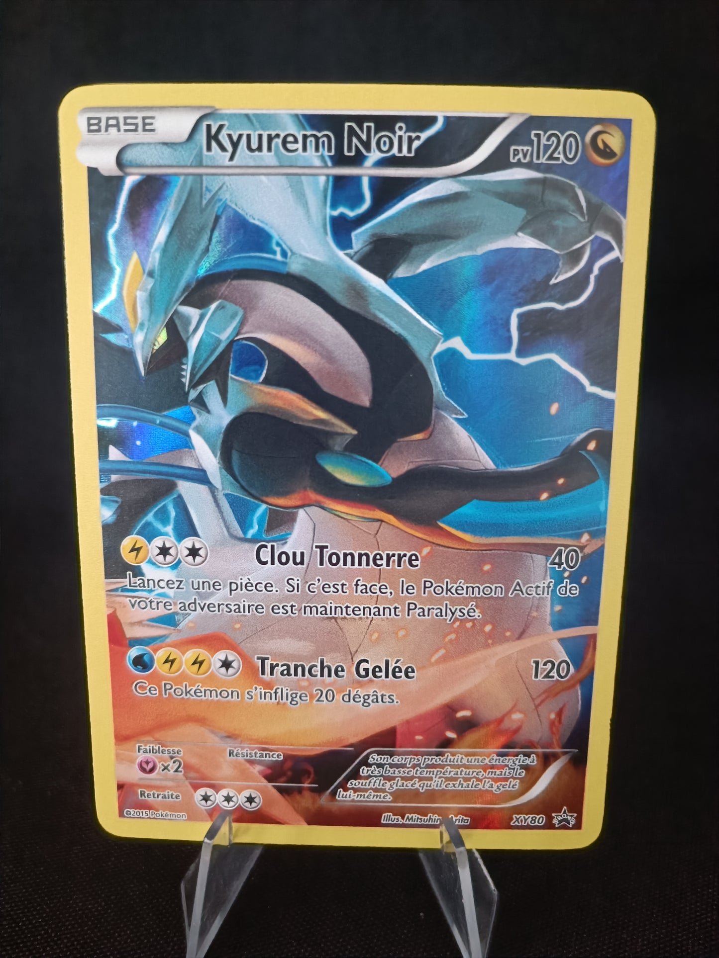 Kyurem Noire Semi Full art - Promo  - XY80