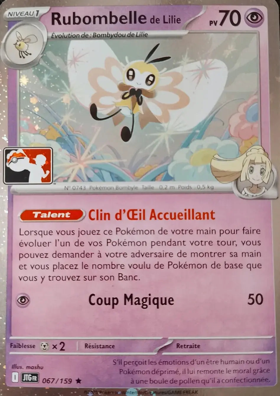 Rubombelle Holo - Aventure Ensemble Play Pokemon- 067/131