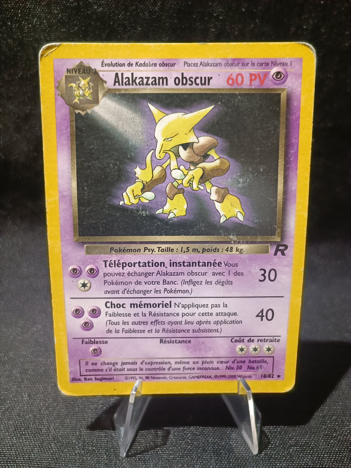 Alakazam obscur  - Team Rocket - 18/82