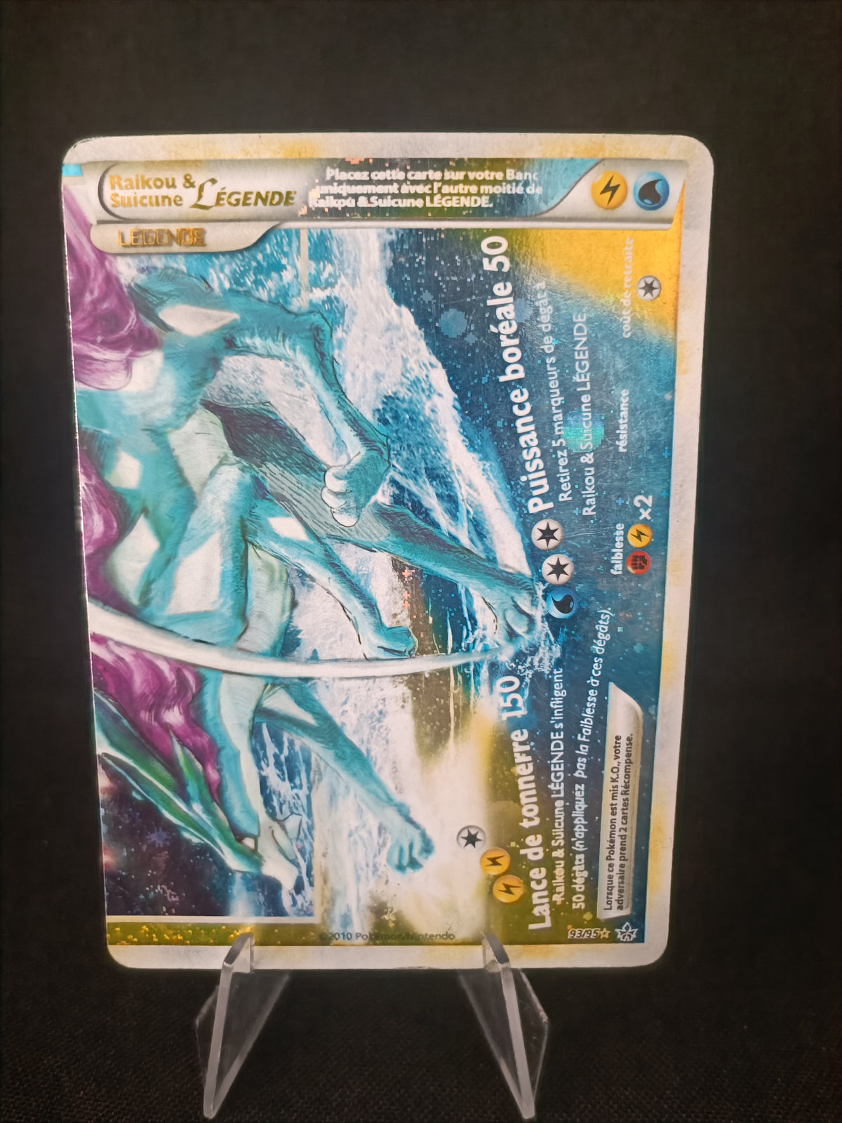 Raikou & Suicune  Légende  - Dechainement  - 93/95