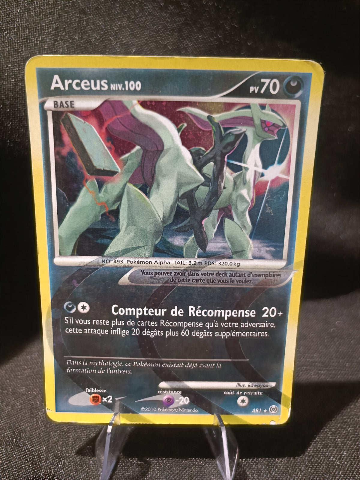Arceus Obscur holo - Platine Arceus - AR1