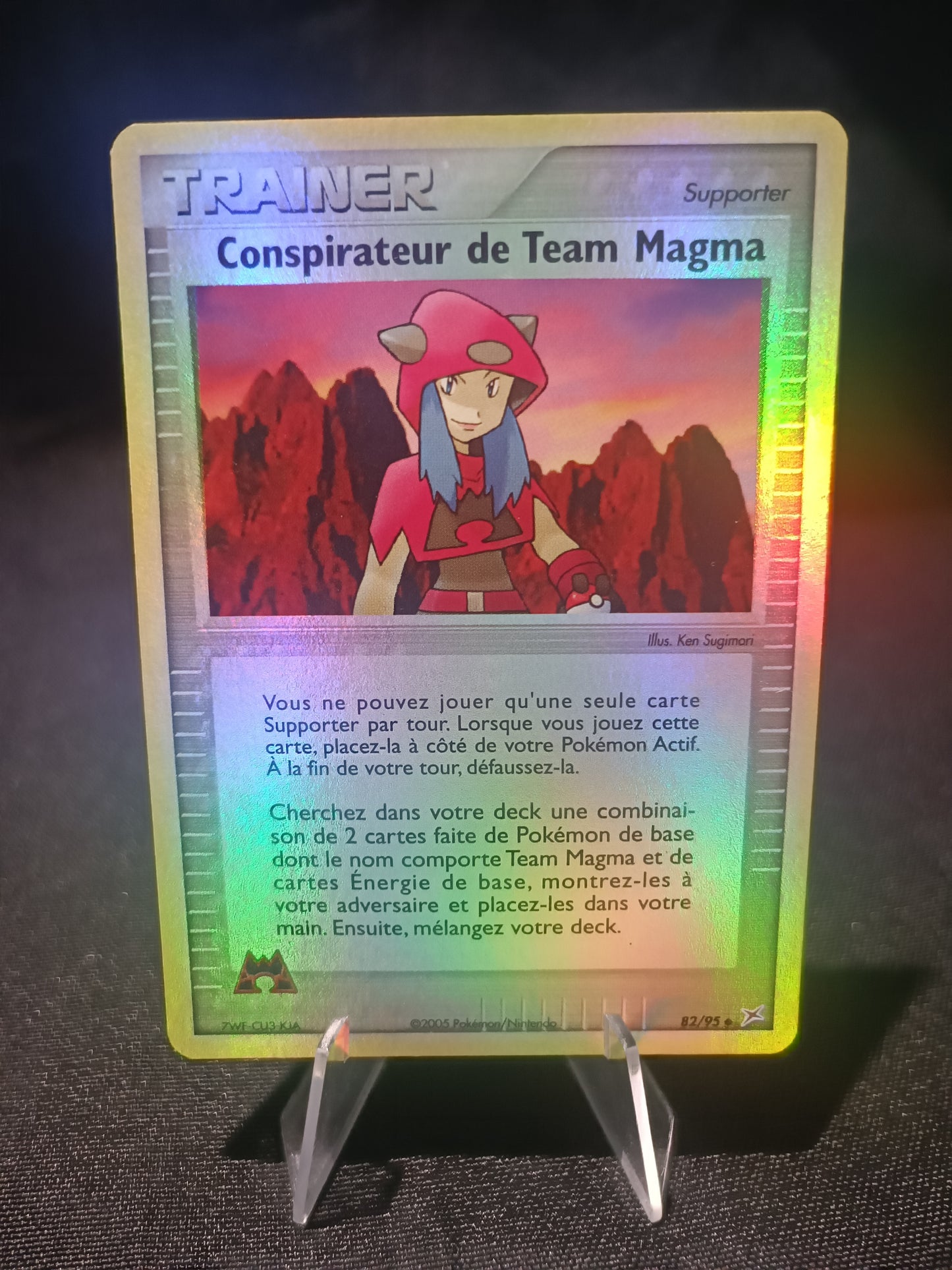 Conspirateur team Magma reverse - Bloc Ex Team Aqua Magma  - 82/95