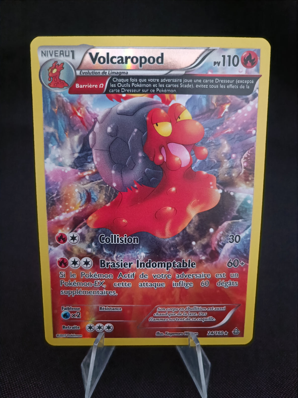Volcanion Semi Full art holo - Xy Primo -choc - 24/160