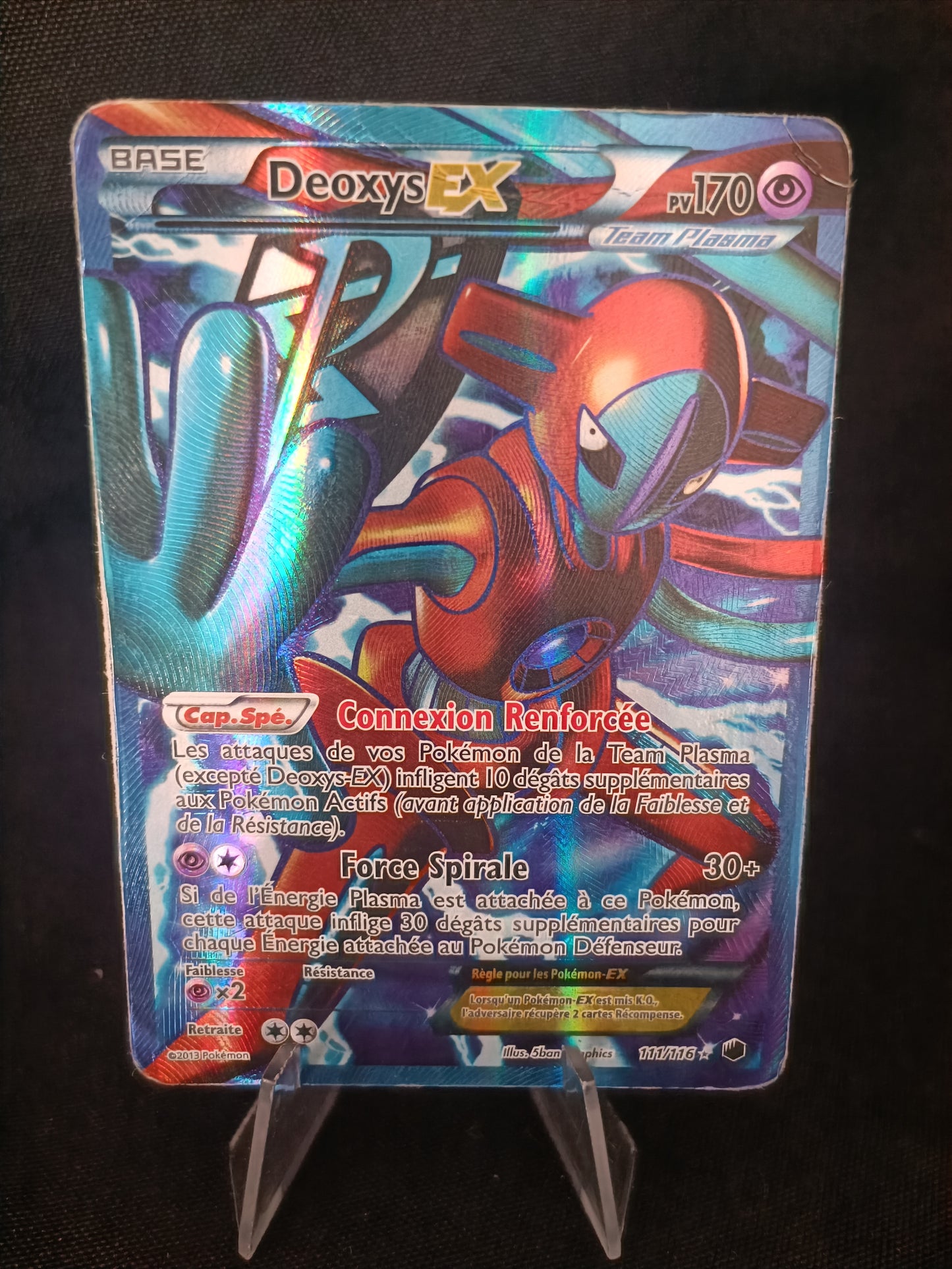 Deoxys Ex Full art - Glaciation Plasma - 111/116