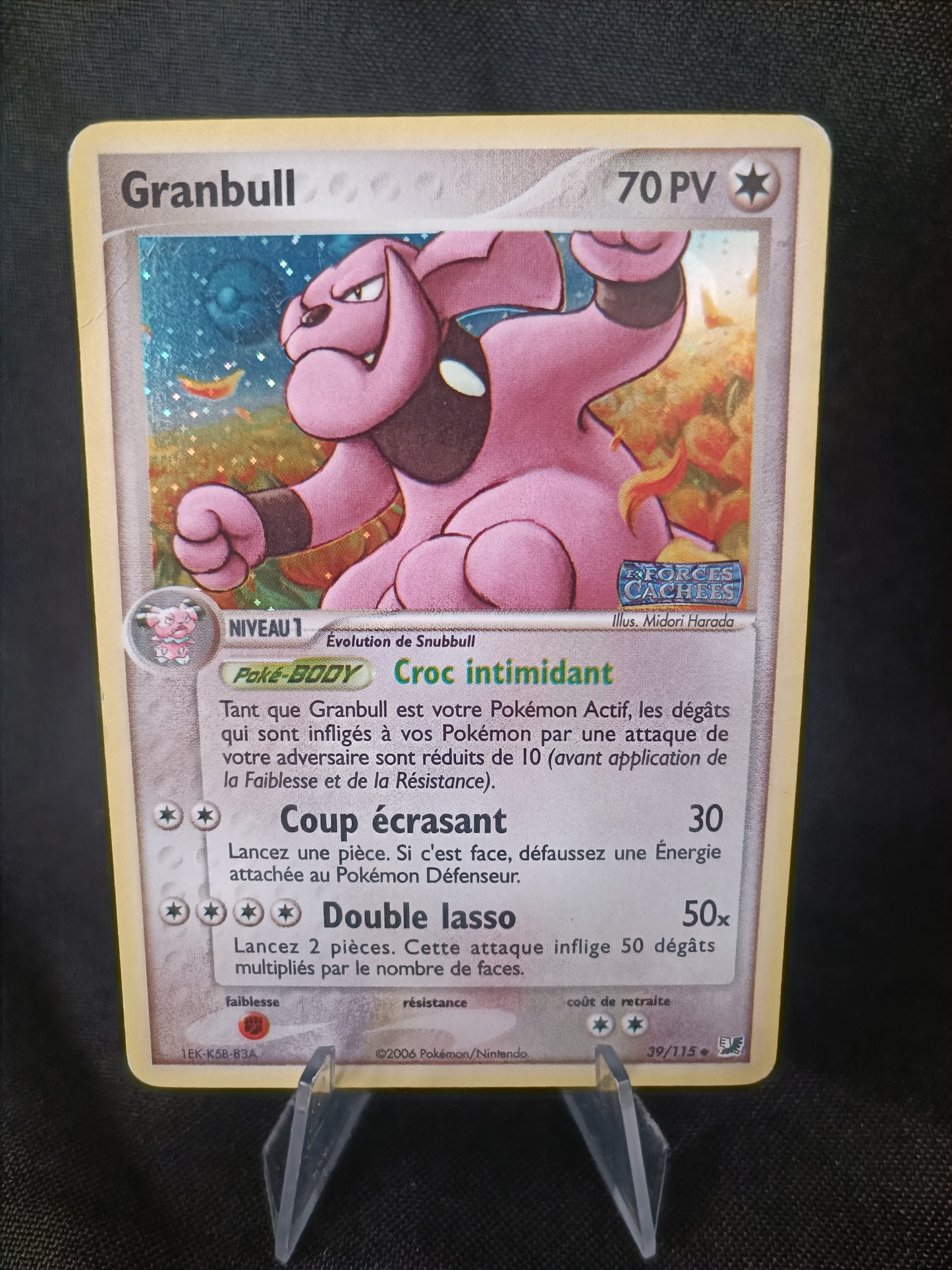 Granbull holo - Stamp Ex Forces cachées - 39/115