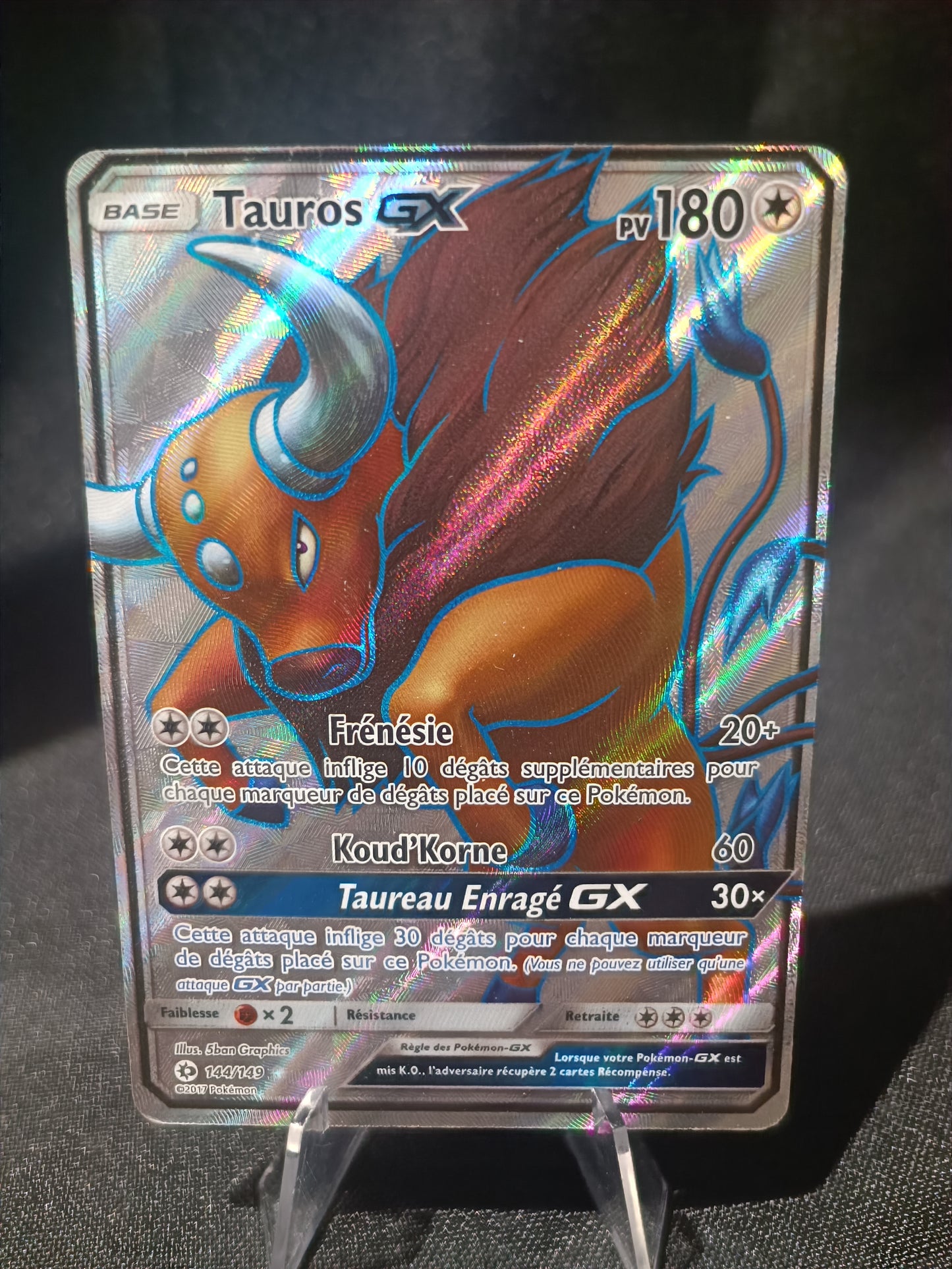 Tauros Gx Full art  - Soleil et Lune- 144/149