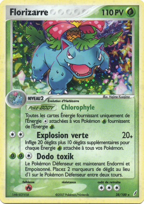 Florizarre holo - Bloc Ex Gardiens de cristal - 28/100