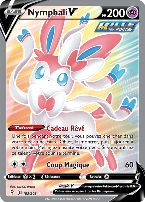 Nymphali Full art  - Evolution Céleste - 183/203