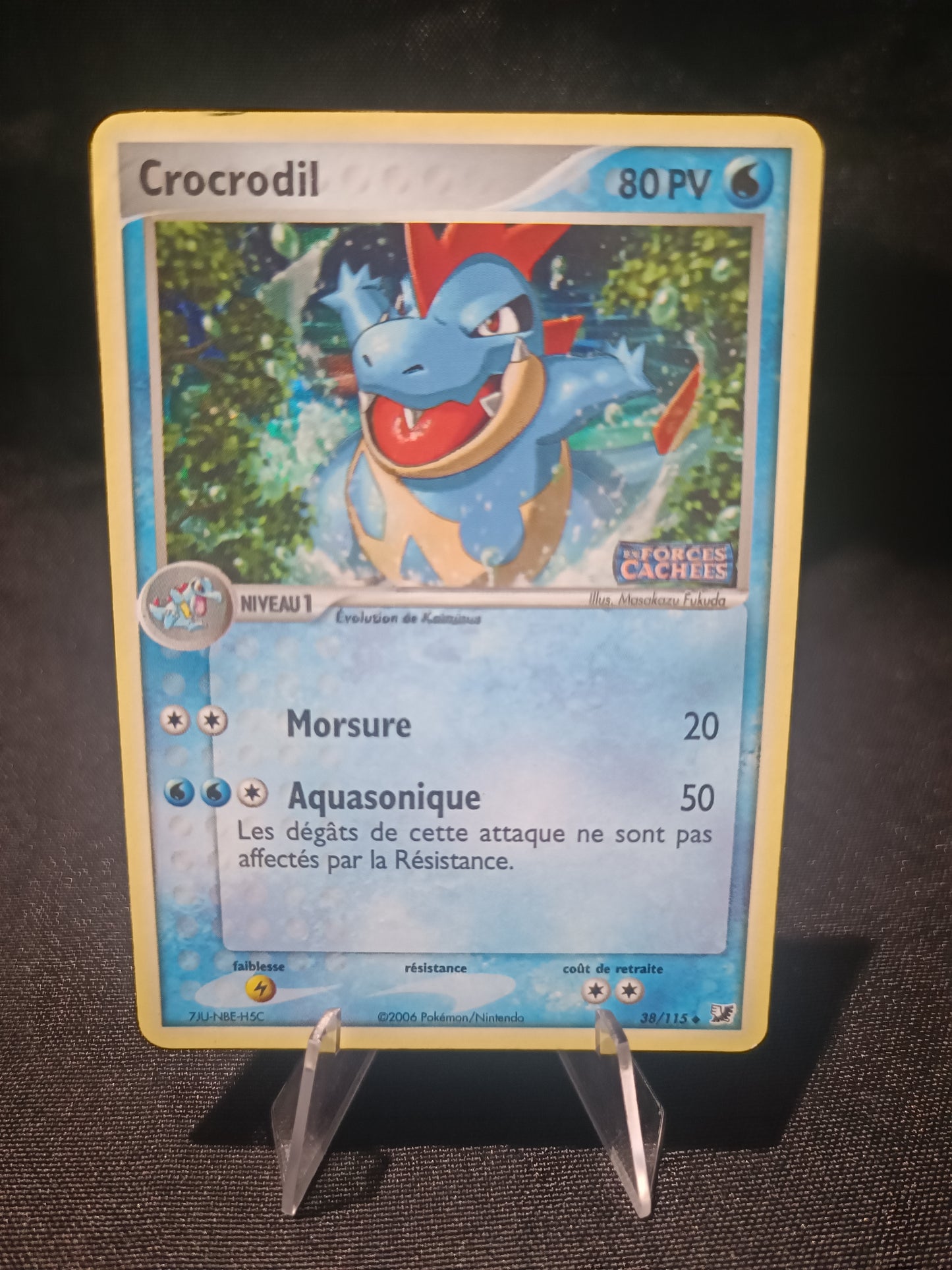 Crocrodil holo - Stamp Ex Force cachées -38/115