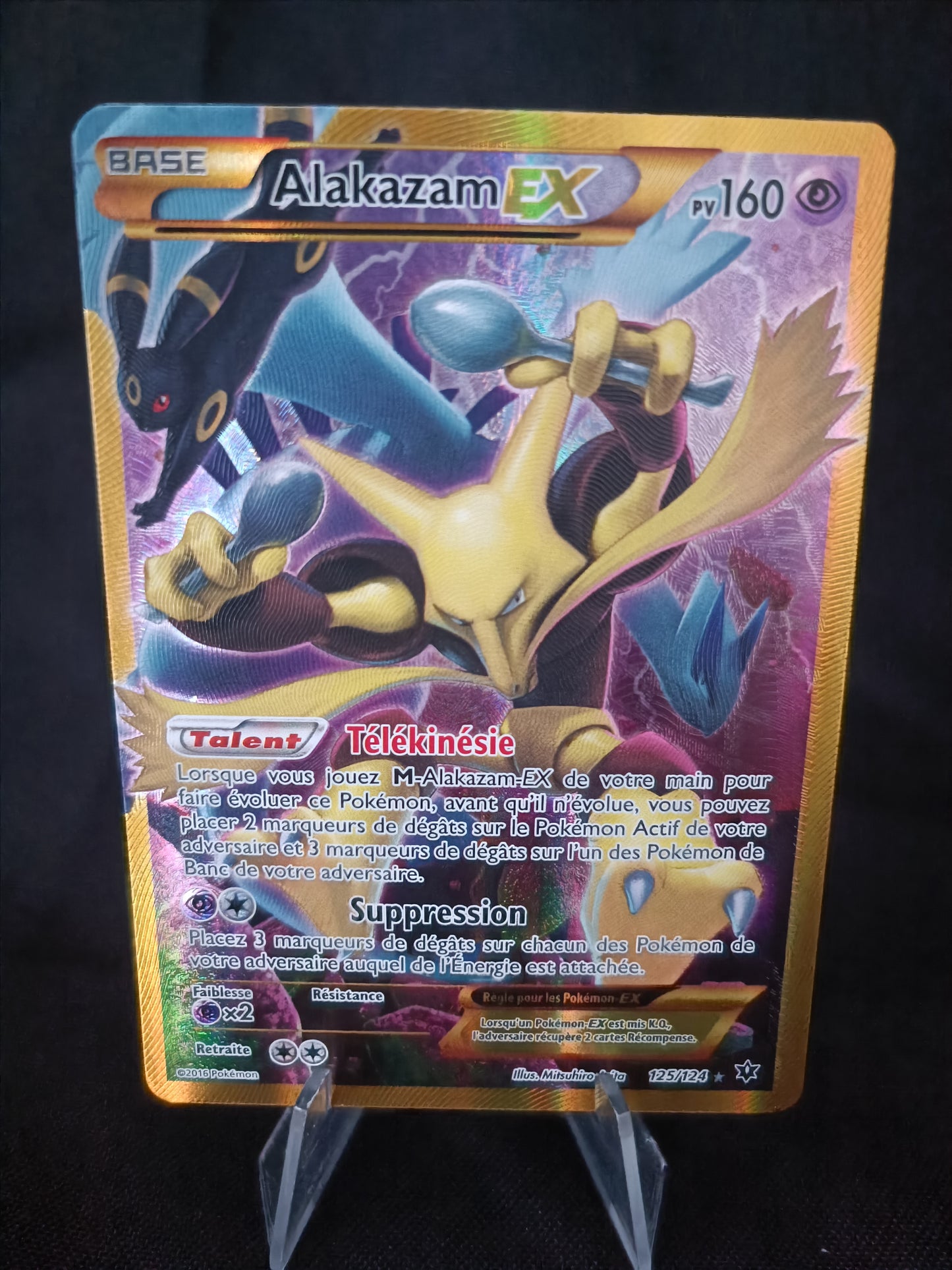 Alakazam Ex Gold - Xy Impact des destins - 125/124