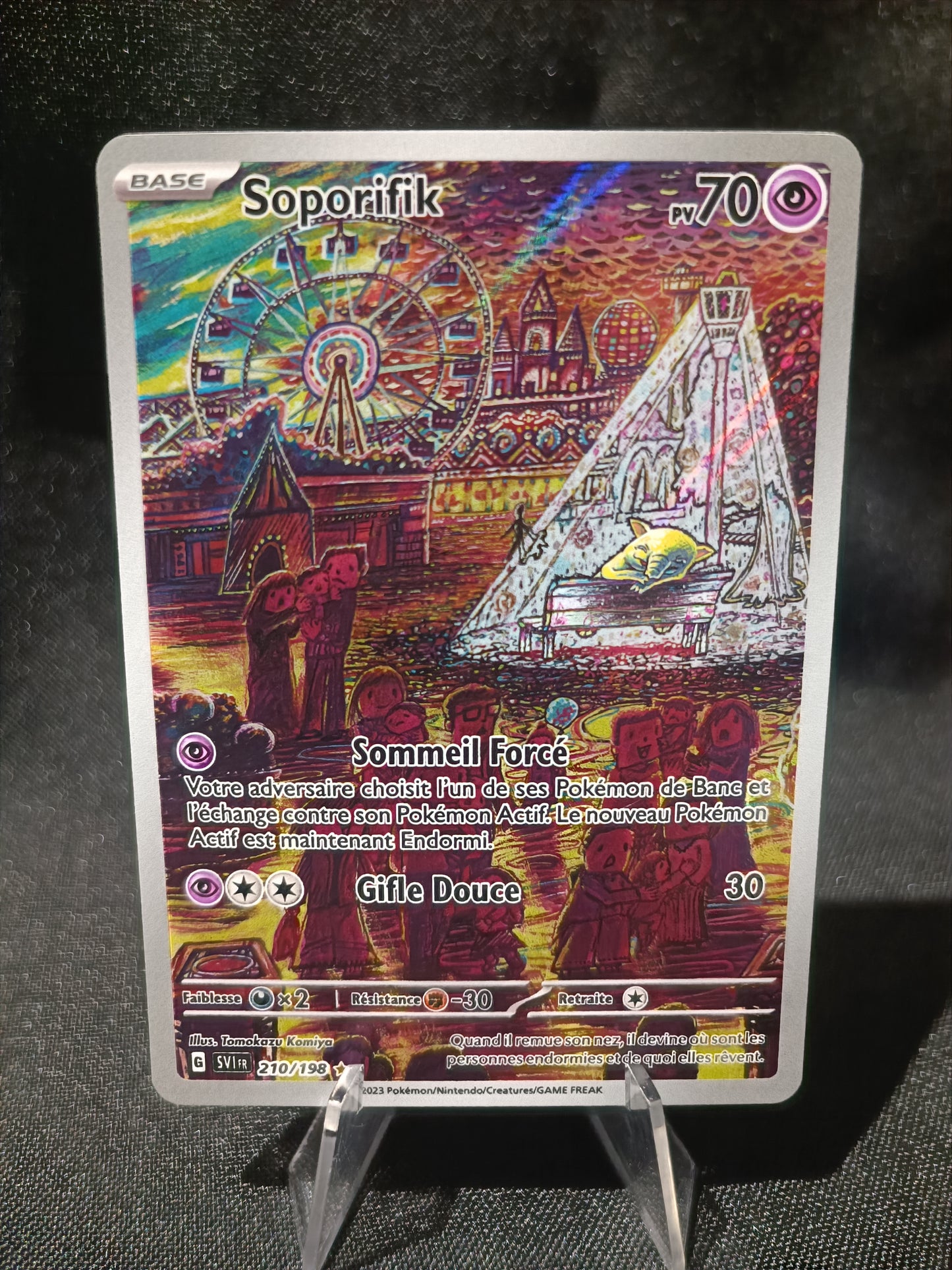 Soporifik IR - Écarlate et violet - 210/198