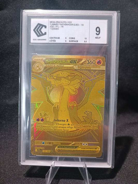 Dracaufeu Gold Gradee CCC 9 - Flamme Fantasmagorique - 130/094