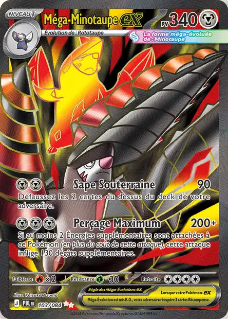 Mega Minotaupe Ex Full art - Nuit Noire - 103/084
