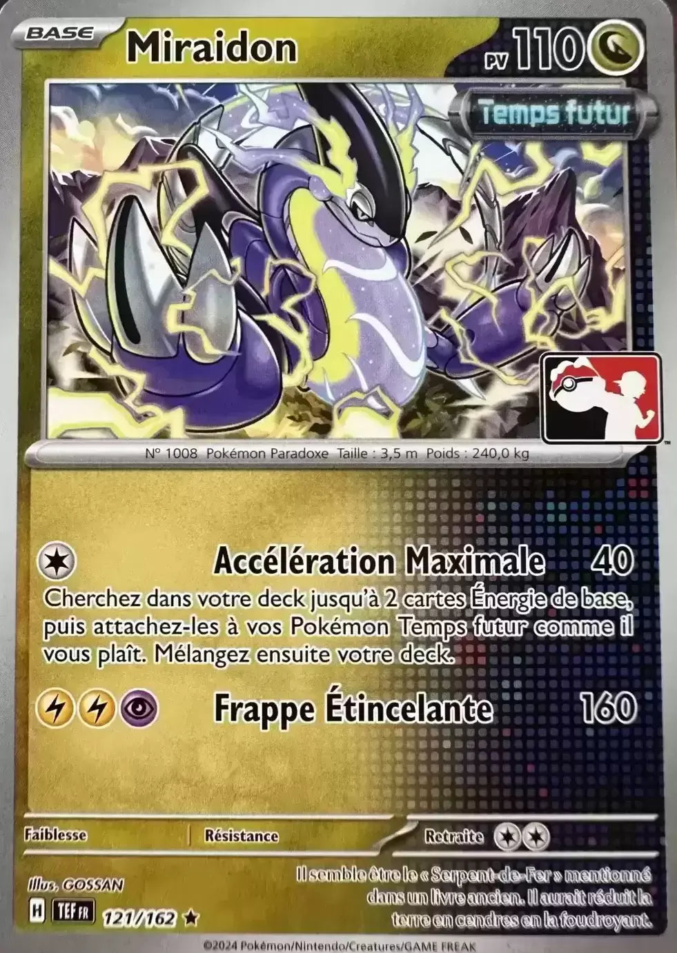 Miraidon - Force temporelle Play Pokemon- 121/131