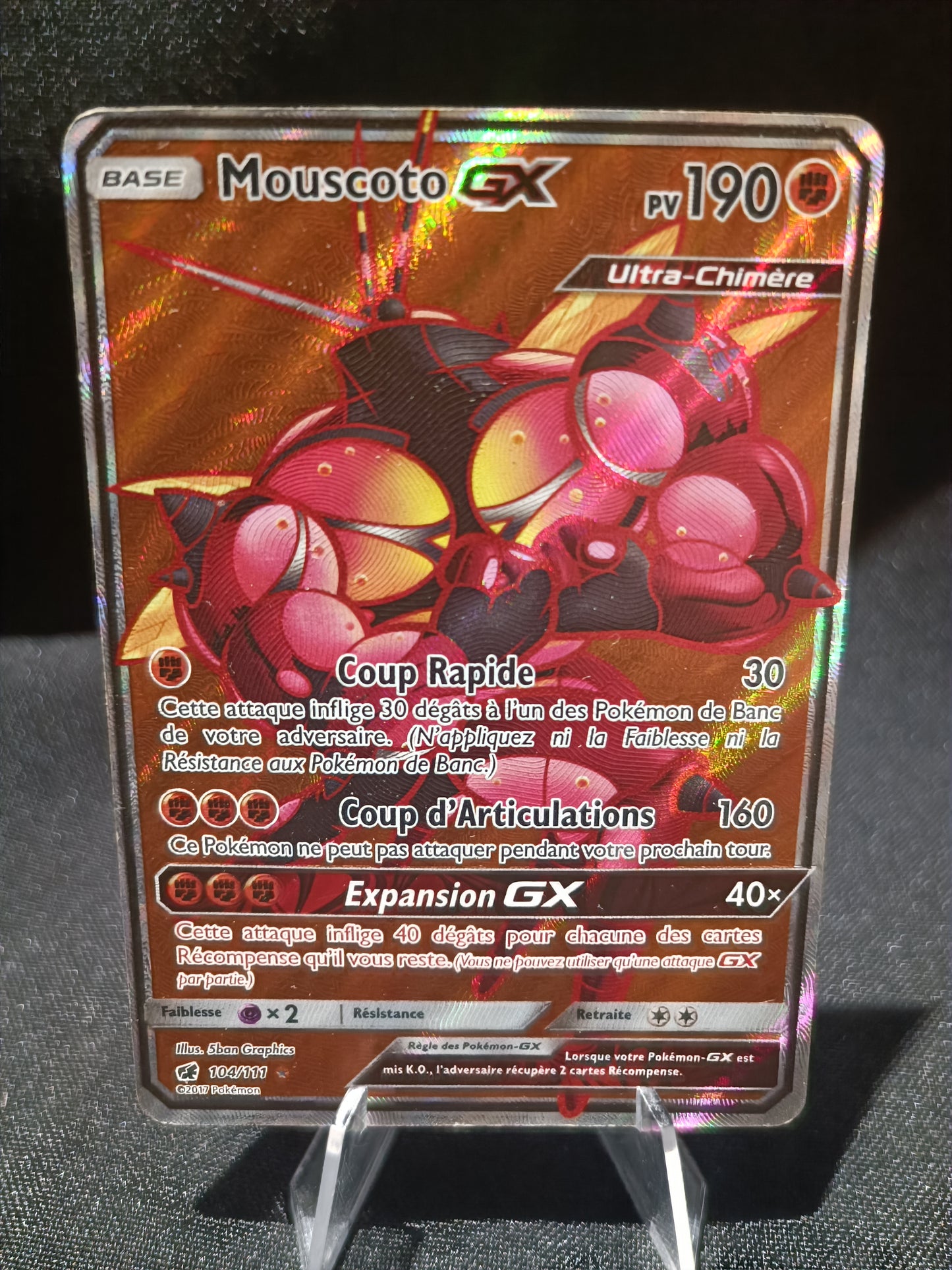 Mouscoto Gx Full art - Invasion Carmin -104/111